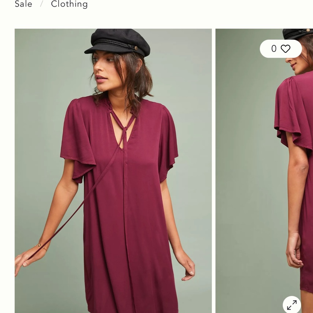 Michael Stars Burgundy Dress